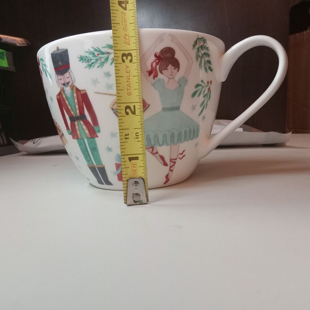 2 Portobello By Design Coffee Soup Mug Christmas Nutcracker Ballerina Gifts Drum - Picture 7 of 8